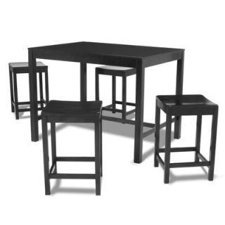 Dorel Asia Parsons 5 Piece Counter Height Dining Set