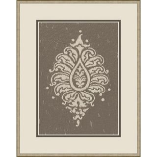 Epic Art Paisley Wall Art in Taupe and Grey