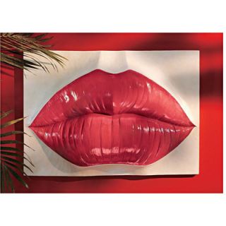 Design Toscano Pop Art Lips Wall Décor