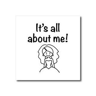 ht_123091_2 EvaDane   Funny Quotes   It's all about me. Bride. Bridezilla.   Iron on Heat Transfers   6x6 Iron on Heat Transfer for White Material Patio, Lawn & Garden
