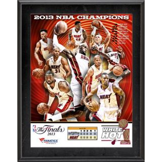 Miami Heat 2013 NBA Champions Sublimated Plaque