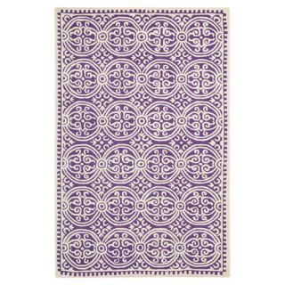 Cambridge Purple / Ivory Rug