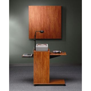 ABCO Mobile Presentation Stand with Optional Wall Cabinet and