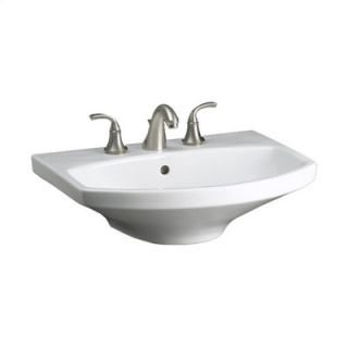 Kohler Cimarron Pedestal Bathroom Sink Set with Single Faucet Hole