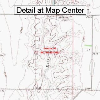 USGS Topographic Quadrangle Map   Eustis SE, Nebraska (Folded/Waterproof)  Outdoor Recreation Topographic Maps  Sports & Outdoors