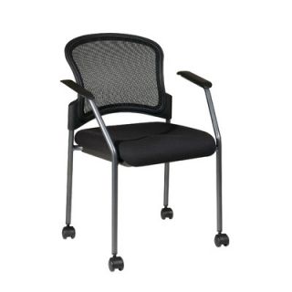 OSP Designs Rolling Visitors Chair with Casters