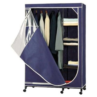 Whitmor, Inc 60 Extra Wide Clothes Closet in Crystal Clear