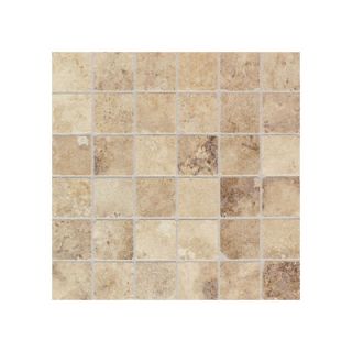 Mohawk Natural Monticino 13 x 13 Mosaic Tile in Blend