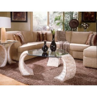 magnussen albany glass coffee table set