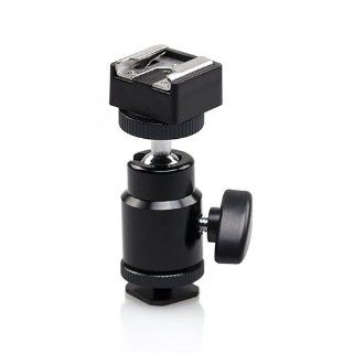 LCD Monitor Adapter 1/4" Camera Hot Shoe Mount +Hot Shoe Base to Video Camcorder Hot Shoe for LCD Monitors, flash, Led Video Light, Camera  Camera & Photo