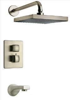 La Toscana 89PW691 Lady Thermostatic Tub/Shower Faucet, Brushed Nickel   Showerheads  