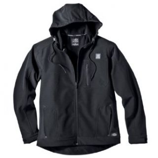 Dickies Men's Premium Hooded Softshell Jacket at  Mens Clothing store