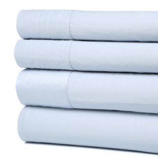 400 Thread Count Supima Cotton Solid Shutter Pleat Sheet Set