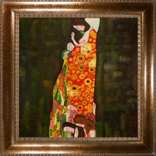 Tori Home Klimt Hope II (Full View) Hand Painted Oil on Canvas Wall