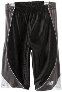 New Balance Boys 8 20 Dazzle Mesh Athletic Shorts, Black/Charcoal/White, 10/12 Clothing