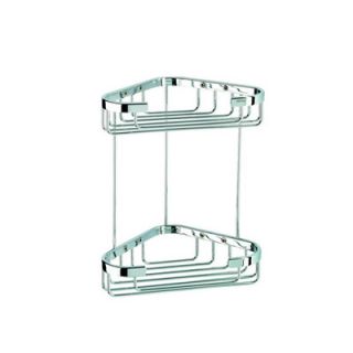 OIA Metro Two Tier Wall Mounting Rack with Towel Bars in Chrome