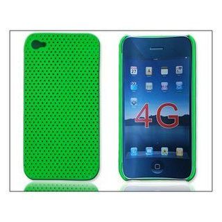 eFuture(TM) Green Thin Mesh Net hard back cover case fit for iPhone4 4G 4S +eFuture's nice Keyring Cell Phones & Accessories