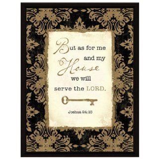 As For Me&My House Wood Frame Plaque with Easel   Decorative Plaques