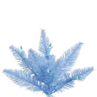 Vickerman Co. 4.5 Sky Blue Slim Fir Artificial Christmas Tree with