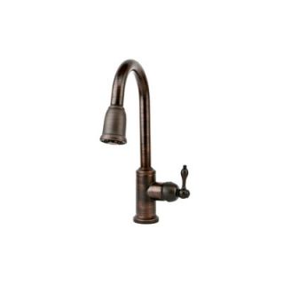 Premier Copper Products Single Handle Kitchen Faucet with Pullout