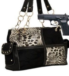 Black Animal Print Signature Conceal and Carry Purse Shoes