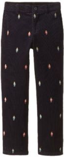 Kitestrings Boys Big Embroidered Toy Soldier Corduroy Pant Clothing