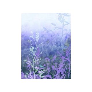 Walls Modern Murals Wildflower Mural in Purple