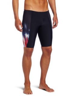 Speedo Men's Team Collection Usa Replica Jammer Swimsuit, Navy/Red/White, 30 at  Mens Clothing store