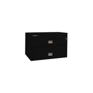 SentrySafe 42.8 W x 20.4 D Two Drawer Fireproof Key Lock Letter File