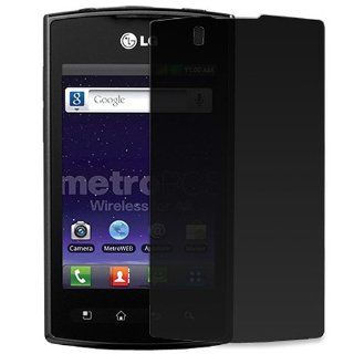 Privacy Screen Protector for LG Optimus M+ MS695 Cell Phones & Accessories