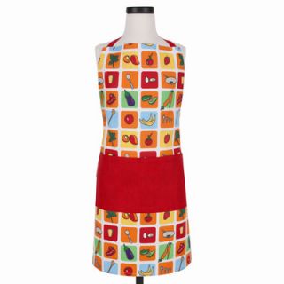 Handstand Kids Eat Your Fruits and Veggies Apron, Fits Adults and
