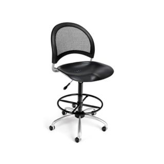 Height Adjustable Swivel Stool with Gas Lift
