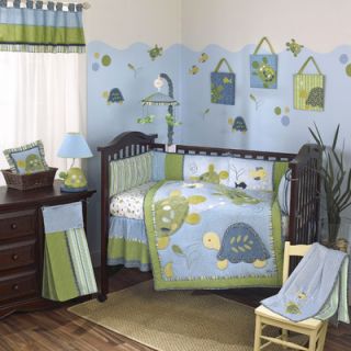 Laura Ashley Baby Elephant Parade 7 Piece Crib Bedding Set