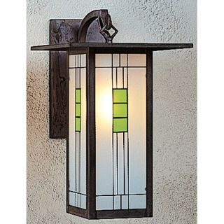 Arroyo Craftsman Franklin Long Body 1 Light Outdoor Wall Lantern