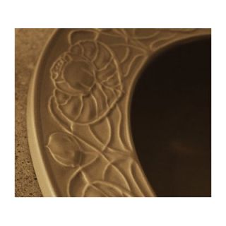 Kohler Water Lilies Design on Camber Self Rimming Bathroom Sink in