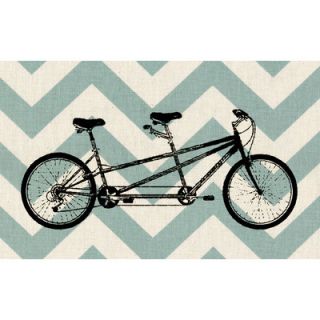 Obvious Place Tandem Bicycle 4 on Canvas