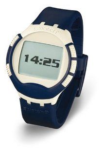 Swatch Unisex SUHT100 Blue Paparazzi Smart Watch at  Men's Watch store.
