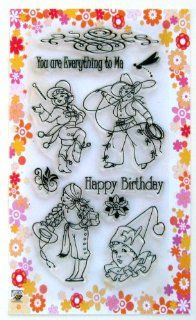 Cowboy and Torrero // Clear stamps pack (4"x7") FLONZ