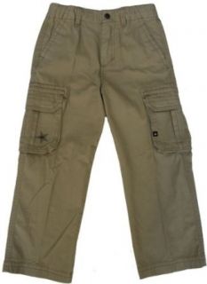 Quiksilver Khaki Crushed Cargo Pants Size M 6 Clothing