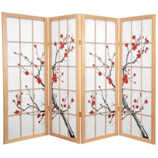 48 Low Cherry Blossom Shoji Room Divider