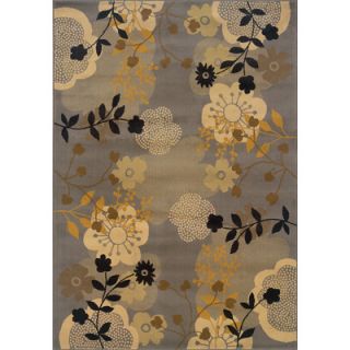 Oriental Weavers Sphinx Stella Gray/Gold Over scaled Floral Rug