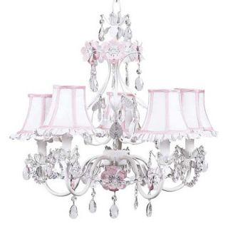 Jubilee Collection Flower Garden Chandelier with Optional Shade