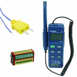 B&K Precision 720 K Type Thermocouple Humidity/Temperature Meter with Dual Input, 0 to 50 Degree C Range Industrial Temperature Sensors