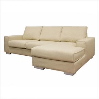 Wholesale Interiors Baxton Studio Campbell Twill Sectional