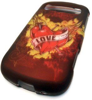 Samsung R720 Admire Vitality Love Heart Tattoo Hard Case Cover Skin Protector Metro PCS Cricket Cell Phones & Accessories