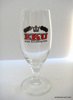EKU Kulmbacher Brewery Germany Pokal Sample Beer Glass 0.2 Liter Kitchen & Dining