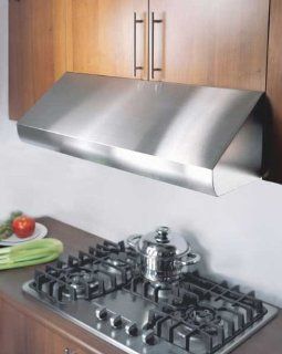 Kobe CH7736SQB 36 Inch Under Cabinet Stainless Steel Range Hood with 720 CFM Internal Blower, Dishwasher Safe Baffle Filter   Ducting Components  
