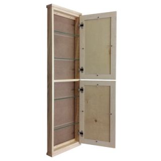 WG Wood Products Shaker Series 49.5 x 15.25 Wall Mount Medicine