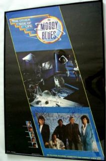 MOODY BLUES Autographed FRAMED Signed Poster & PROOF Entertainment Collectibles