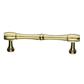 Top Knobs M722 96   Nouveau Bamboo Appliance Pull 3 3/4 (C c)   Polished Brass   Appliance Collection   Cabinet And Furniture Pulls  